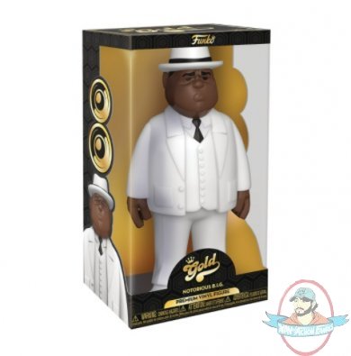 Vinyl Gold Biggie Smalls White Suit 12 inch Figure Funko