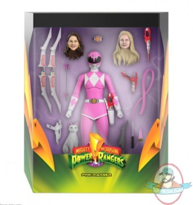 Power Rangers Ultimates Wave 2 Pink Ranger Figure Super 7