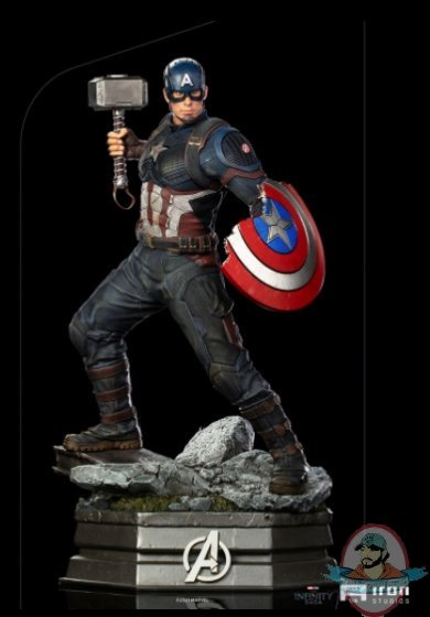 1/4 Marvel Captain America Infinity Saga Statue Iron Studios 909600