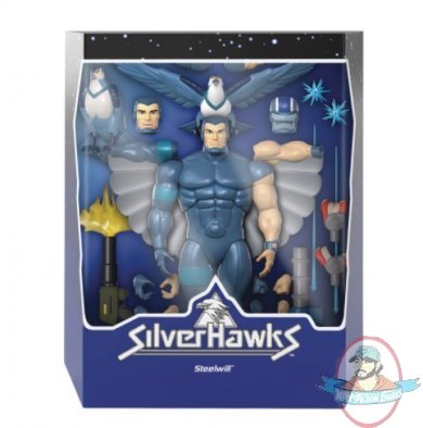 Silverhawks Ultimates Wave 2 Steelwill Figure Super 7