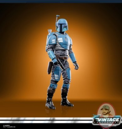 Star Wars Vintage 3-3/4 inches Death Watch Mandalorian Figure Hasbro Star Wars Vintage 3-3/4 inches Death Watch Mandalorian Figure Hasbro