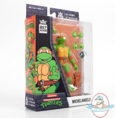 BST AXN Wave 2 TMNT Michelangelo Figure The Loyal Subjects