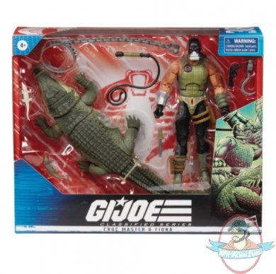 G.I. Joe Classified Series Croc Master & Fiona 6-Inch Figure Hasbro