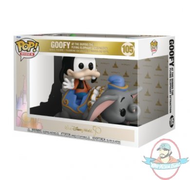 Pop! Rides Super Deluxe Disney 50th Dumbo with Goofy #105 Funko