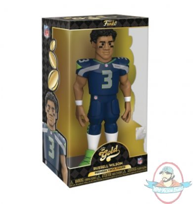 Vinyl Gold NFL Seahawks Russell Wilson 12 inch Figure by Funko