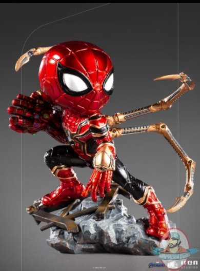 Marvel Iron Spider Mini Co Collectible Figure Iron Studios 906733