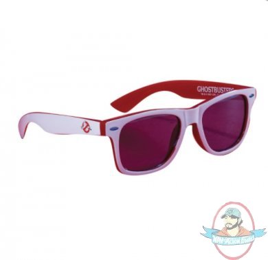 Ghostbusters White and Red Sunglasses Numbskull