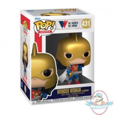 Pop! Heroes Wonder Woman 80Th WW Flashpoint Figure #431 by Funko