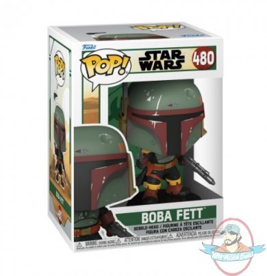 Pop! Star Wars Book of Boba Fett-Boba Fett #480 Figure by Funko