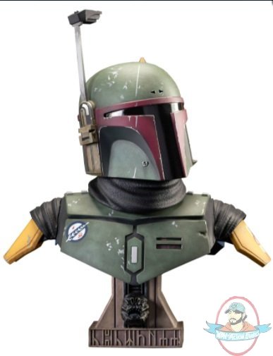 1/2 Star Wars The Mandalorian Boba Fett L3D Bust Diamond Select