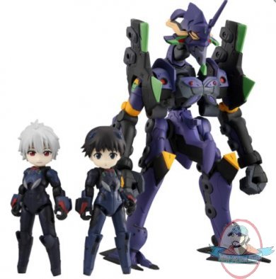 Evangelion Desktop Army Shinji Ikari Kaworu Nagisa Eva 13 Megahouse 