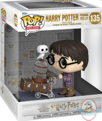 POP! Deluxe Harry Potter Anniversary Harry Pushing Trolley #135 Funko