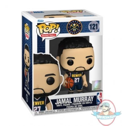 Pop! NBA Nuggets Jamal Murray Dark Blue Jersey #121 Figures by Funko