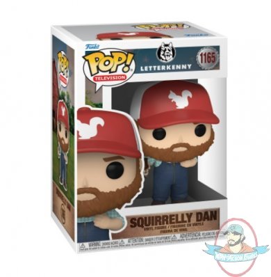 Pop Television Letterkenny Squirrelly Dan #1165 Vinyl Figure by Funko