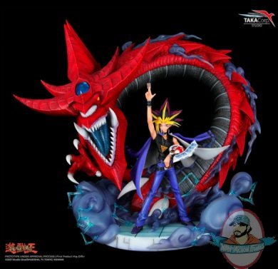 Yu-Gi-Oh Yami Yugi & Slifer the Sky Dragon Statue Taka Corp 910228