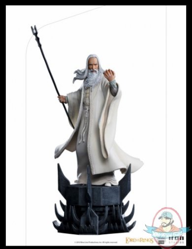 1/10 Lord of The Rings Saruman Statue Iron Studios 910300