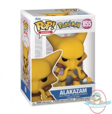 Pop! Games Pokemon Series 9 Alakazam #855 Vinyl Figure Funko