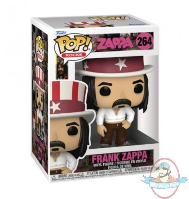 Pop! Rocks Frank Zappa #264 Vinyl Figure by Funko
