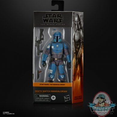 Star Wars Black Death Watch Mandalorian 6 inch Figure Hasbro