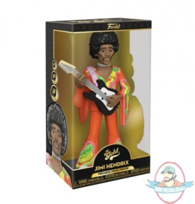 Vinyl Gold Jimi Hendrix 12 inch Vinyl Figure by Funko