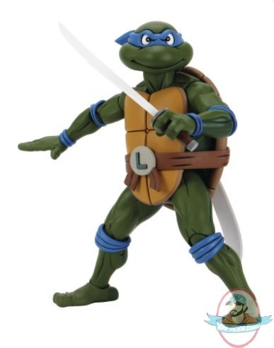 1/4 Teenage Mutant Ninja Turtles Cartoon Giant Size Leonardo Neca