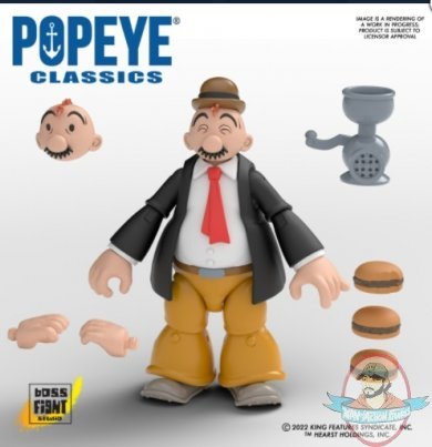 1/12 Scale Popeye Classics Wave 2 L J Wellington Wimpy Boss Fight