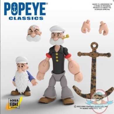 1/12 Scale Popeye Classics Wave 2 L Poopdeck Pappy Boss Fight