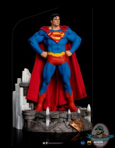 1/10 Art Scale Dc Superman Unleashed Deluxe Iron Studios 910660