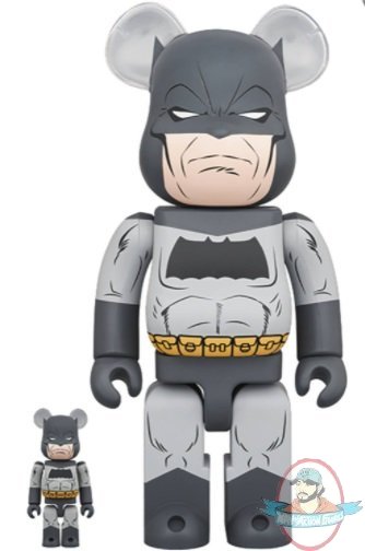 Batman Dark Knight Rises Bearbrick 400% & 100% 2 Pack Medicom