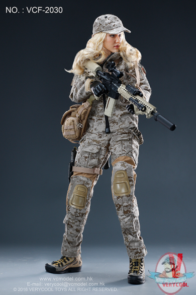 Verycool 1/6 Scale Digital Camouflage Women Soldier Max VCF-2030