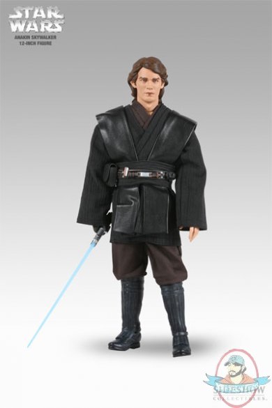 1/6 Scale Star Wars Anakin Skywalker 12 Inch Figure Sideshow Used JC