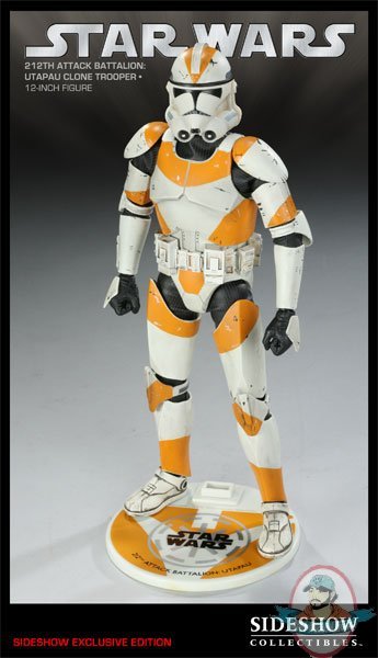 Star Wars 212th Attack Battalion Utapau Clone Trooper 12 inch (Used)