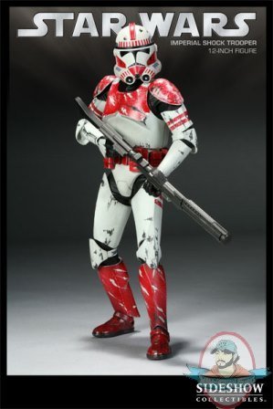 1/6 Star Wars Imperial Shock Trooper 12 Inch Figure by Sideshow (Used)