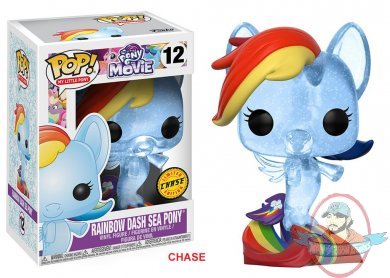 Pop! My Little Pony Movie:Rainbow Dash Sea Pony #12 Chase Vinyl Funko 