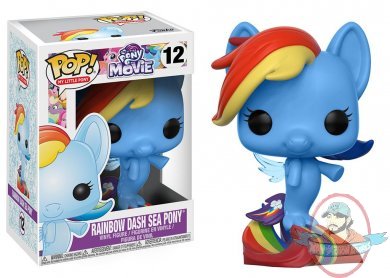 Pop! My Little Pony Movie:Rainbow Dash Sea Pony #12 Vinyl Funko