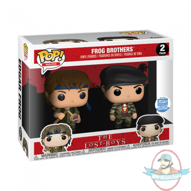 Pop Movies The Lost Boys Frog Brothers 2 Pack Funko Man of Action Figures