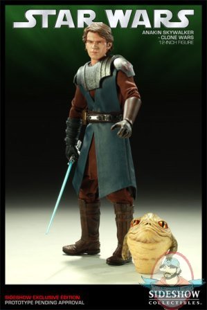 Star Wars Anakin Skywalker 12" inch Figure Exclusive Sideshow Used JC