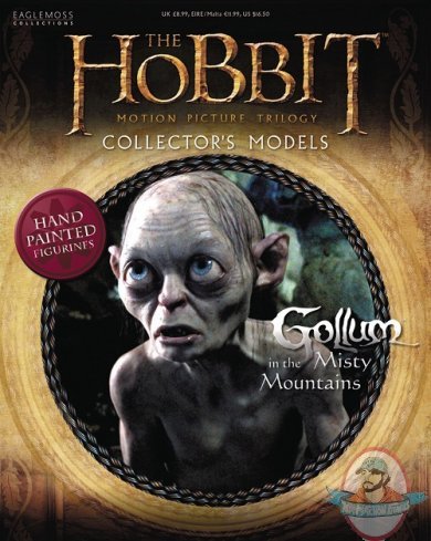 The Hobbit Motion Picture Fig #21 Gollum Misty Mountains Eaglemoss