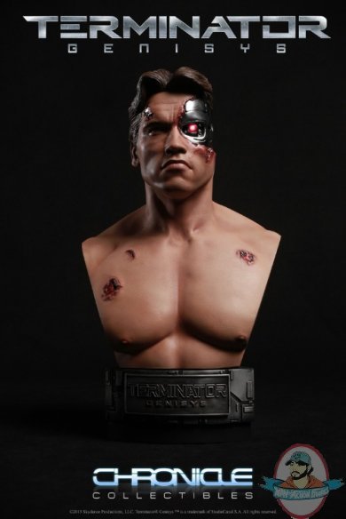 Terminator Genisys 1:2 Scale Battle Damaged T-800 Bust