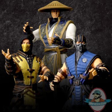 Mortal Kombat X Series One Set of 3 Action Figures Mezco