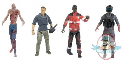 World War Z 6" inch Figure Set of 4 by Jazwares