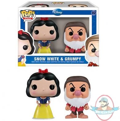 Disney Snow White and Grumpy Mini Pop! Vinyl Figure 2-Pack Funko