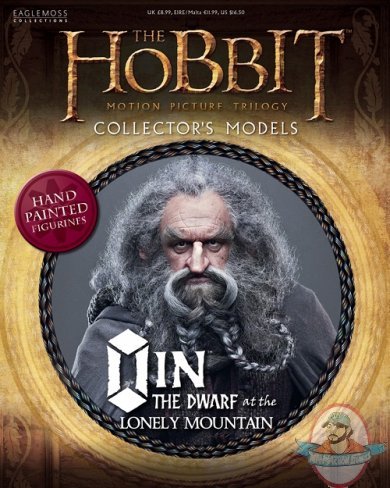  Hobbit Motion Picture Fig  #26 Oin The Dwarf At Lonely Mo Eaglemoss