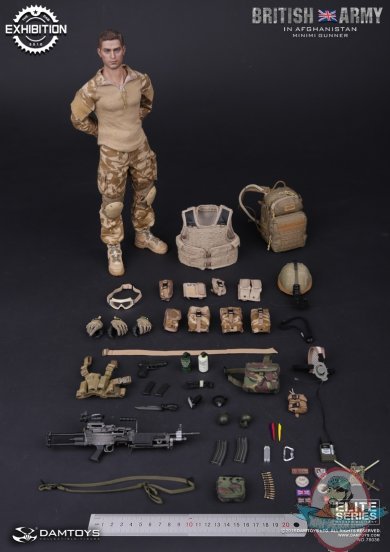 1/6 DAM Elite Series British ARMY Afghanistan MINIMI Gunner DAM-78036