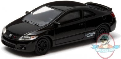 1:64 Black Bandit Series 10 2011 Honda Civic Si Greenlight