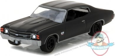 1:64 Black Bandit Series 17 1971 Chevrolet Chevelle SS454 Greenlight