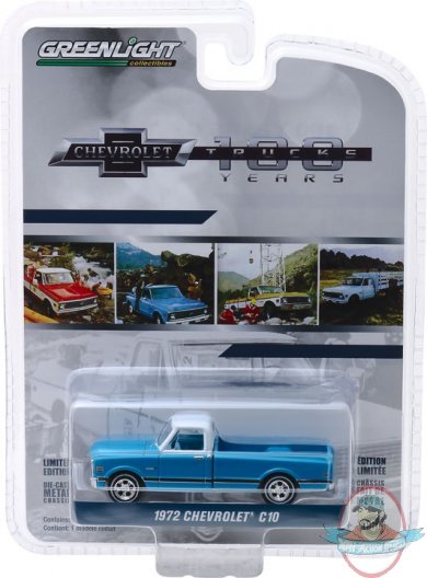 1:64 Anniversary Collection Series 7 1972 Chevrolet C-10 Greenlight