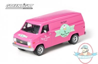 1:64 Scale 1976 Chevrolet G20 Flying Cupcake Delivery Van Greenlight