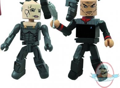 Star Trek Legacy Minimates Series 1 Capt. Picard and Borg Queen 2 Pack