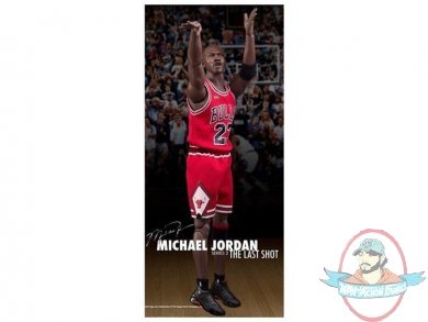 1/6 Masterpiece Michael Jordan Last Shot Red Jersey Enterbay RM1058
